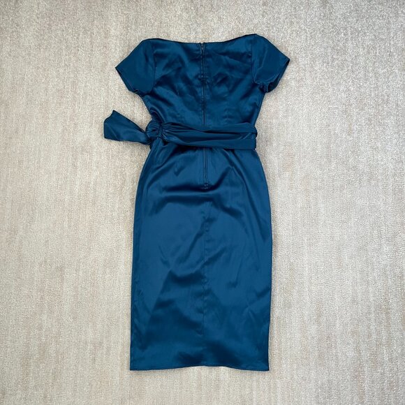 Pinup Couture Royal Blue Midi Dress - Picture 4 of 8